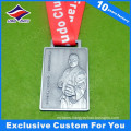 Embossed Antique Bronze Metal Sports Medallion